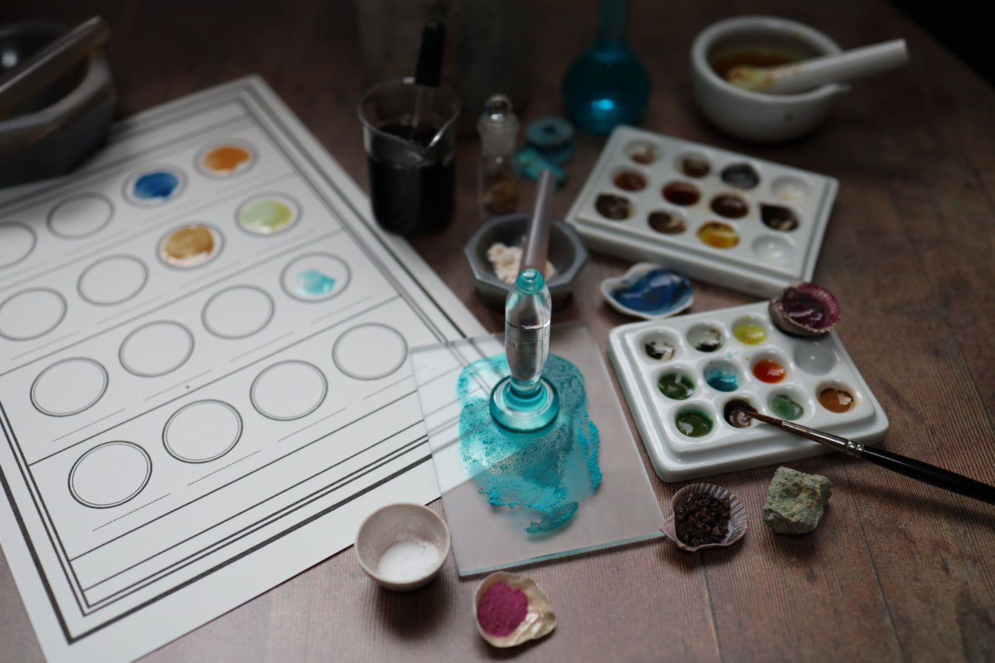 Transforming Dyes Into Pigments